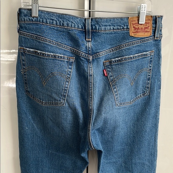 LEVIS 501 Women’s Straight Leg Denim Blue Jeans, Size W31 L30 - Picture 7 of 13